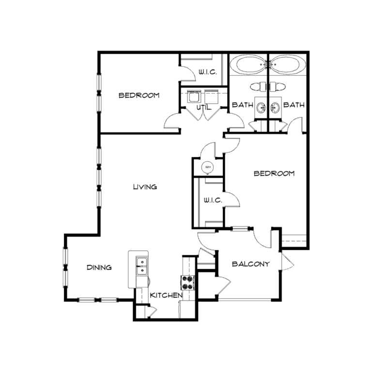 Villas at Valley Ranch Houston Apartments FloorPlan 12