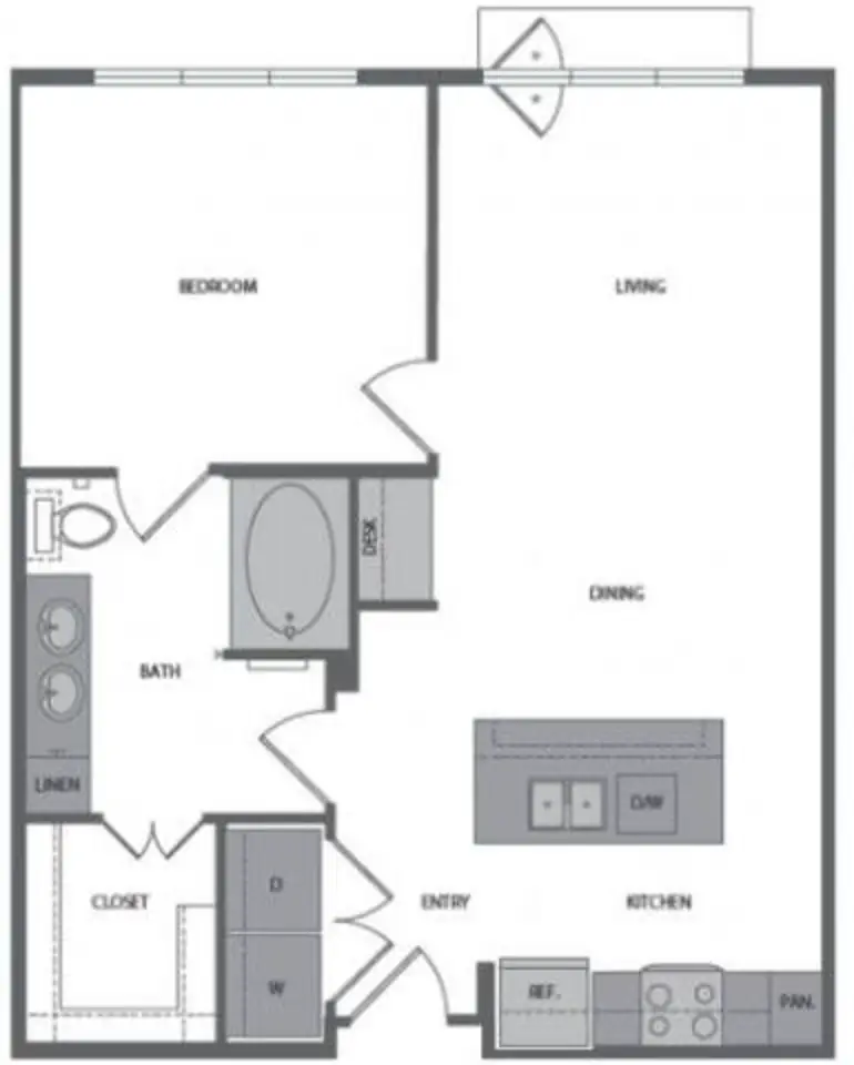Viridian Design District Floor Plan 4