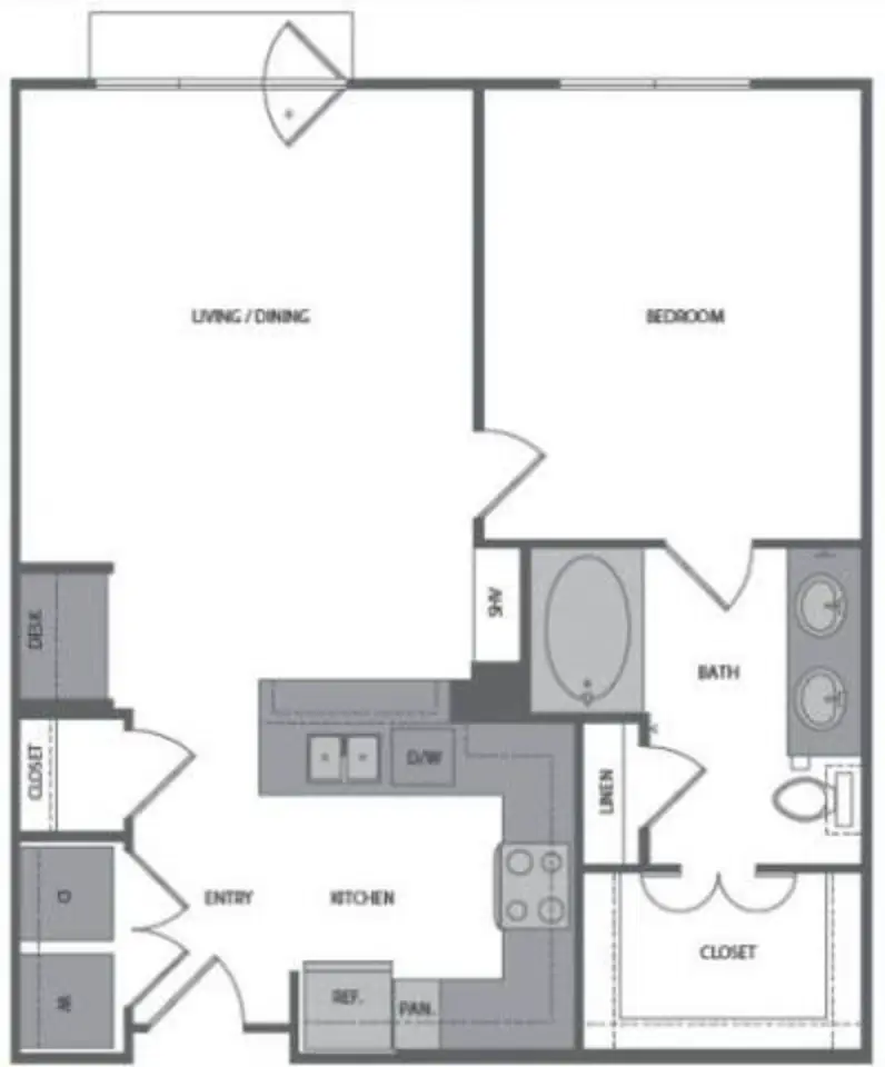 Viridian Design District Floor Plan 5