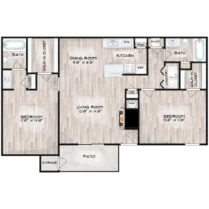 Waverly Apartments Floor Plan 5