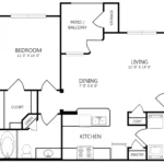 West Creek Apartments Floor Plan 1
