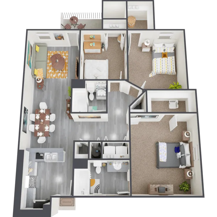 Westchase Forest Houston Apartments FloorPlan 27