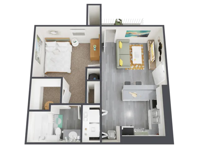 Westchase Forest Houston Apartments FloorPlan 3