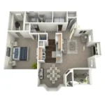 White Oak Apartments Houston Apartments Floor Plan 2