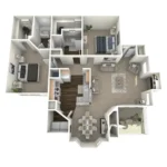 White Oak Apartments Houston Apartments Floor Plan 4