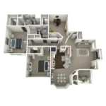 White Oak Apartments Houston Apartments Floor Plan 5