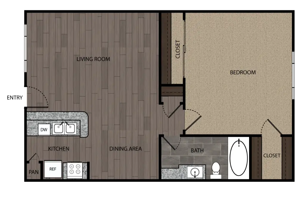 Willow Creek Houston Apartments FloorPlan 3