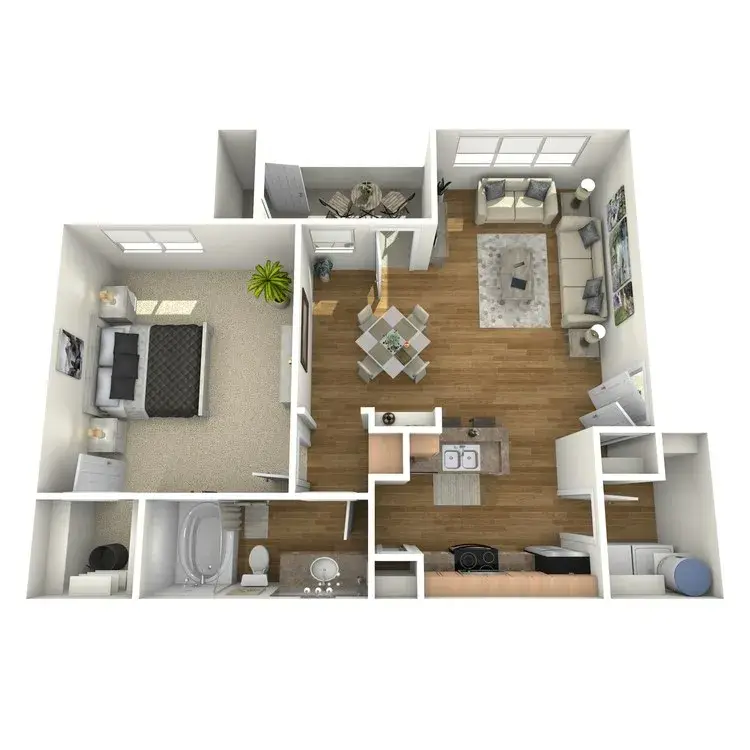 Woodland Points Houston Apartments FloorPlan 7