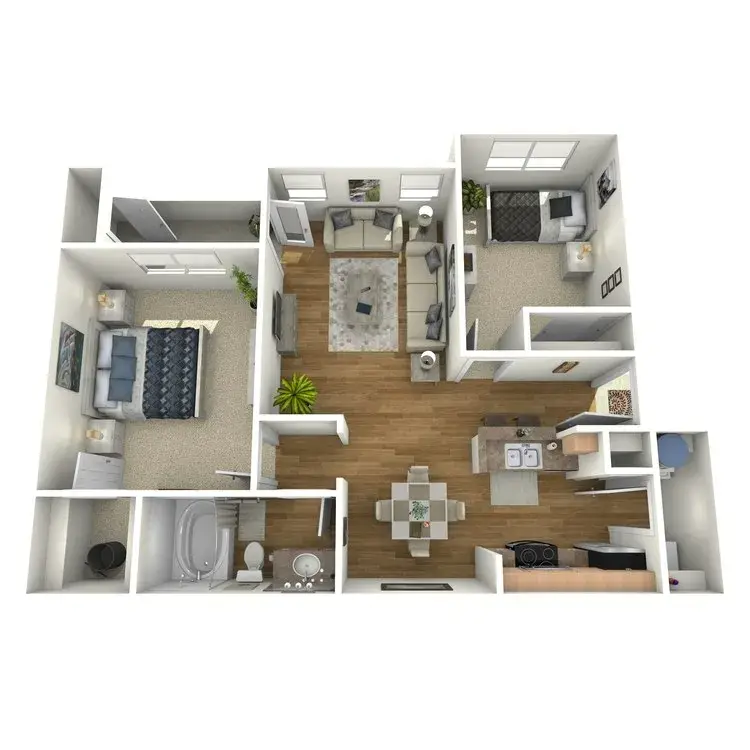 Woodland Points Houston Apartments FloorPlan 9