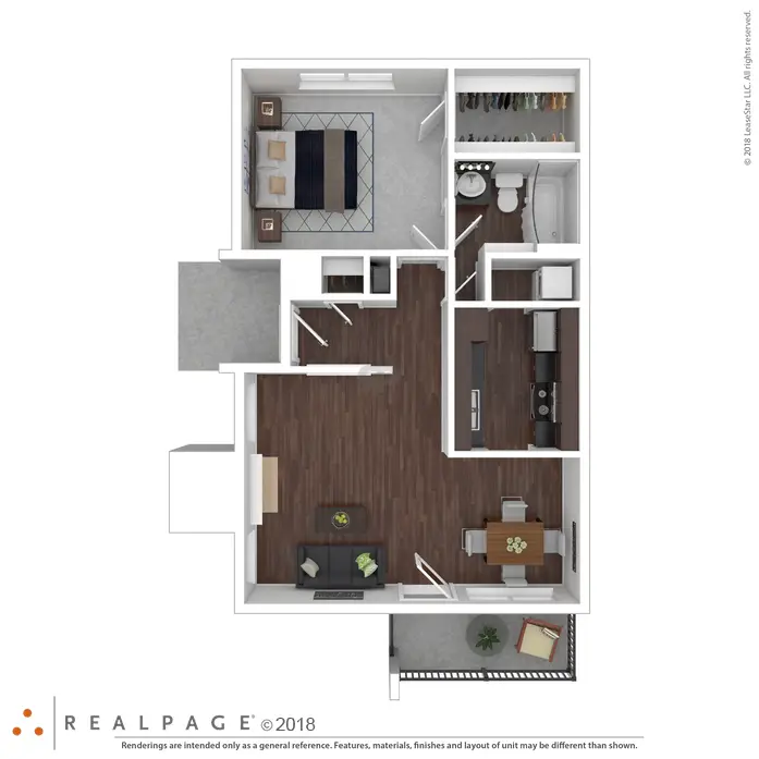 Woodwind Village Houston Apartments FloorPlan 1