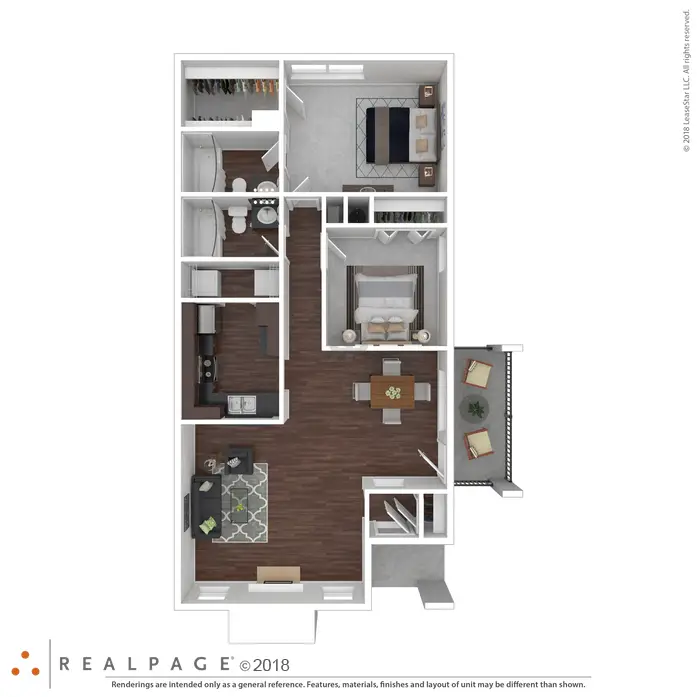 Woodwind Village Houston Apartments FloorPlan 2