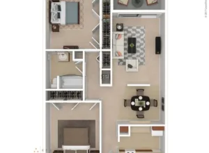 ashton place houston apartment floorplan 4