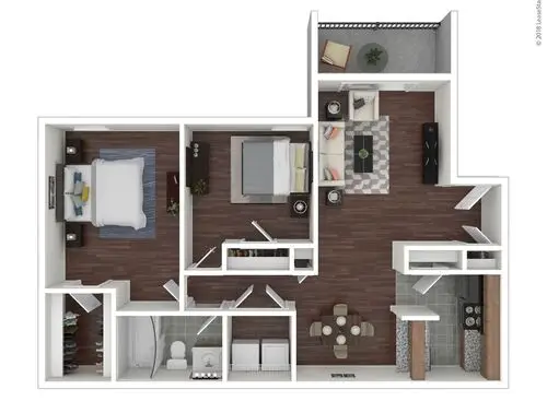 lexington houston apartment floorplan 3