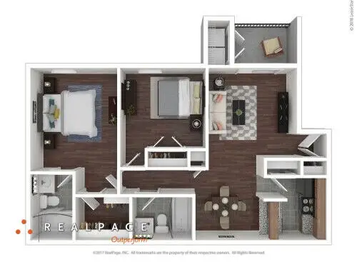lexington houston apartment floorplan 4