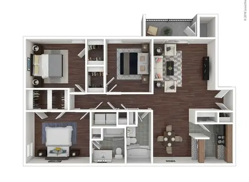 lexington houston apartment floorplan 6