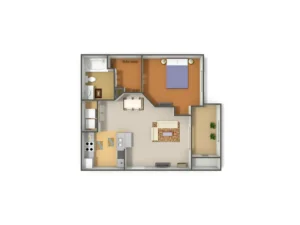 watersedge houston apartment floorplan 2