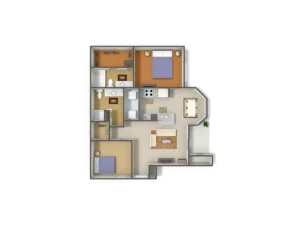 watersedge houston apartment floorplan 7
