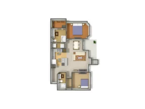 watersedge houston apartment floorplan 9