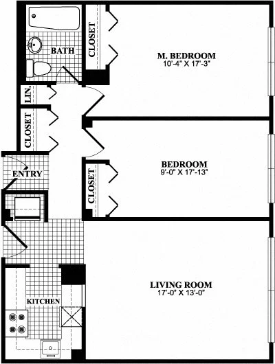 1410 Columbia Apartments FloorPlan 2