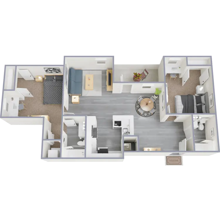 The Dutton Luxury Rise Apartments FloorPlan 2