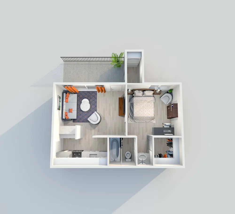 2151 Kirkwood Rise Apartments Floorplan 1