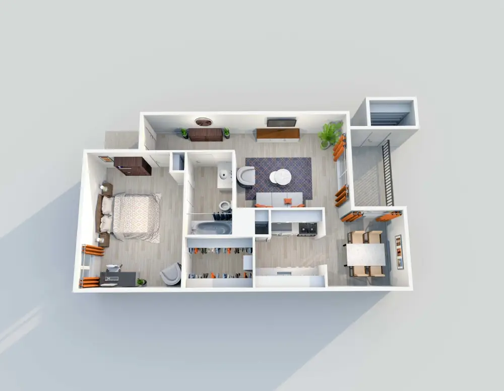 2151 Kirkwood Rise Apartments Floorplan 4