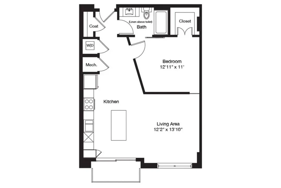 3700M Residences Rise apartments Dallas Floor plan 36