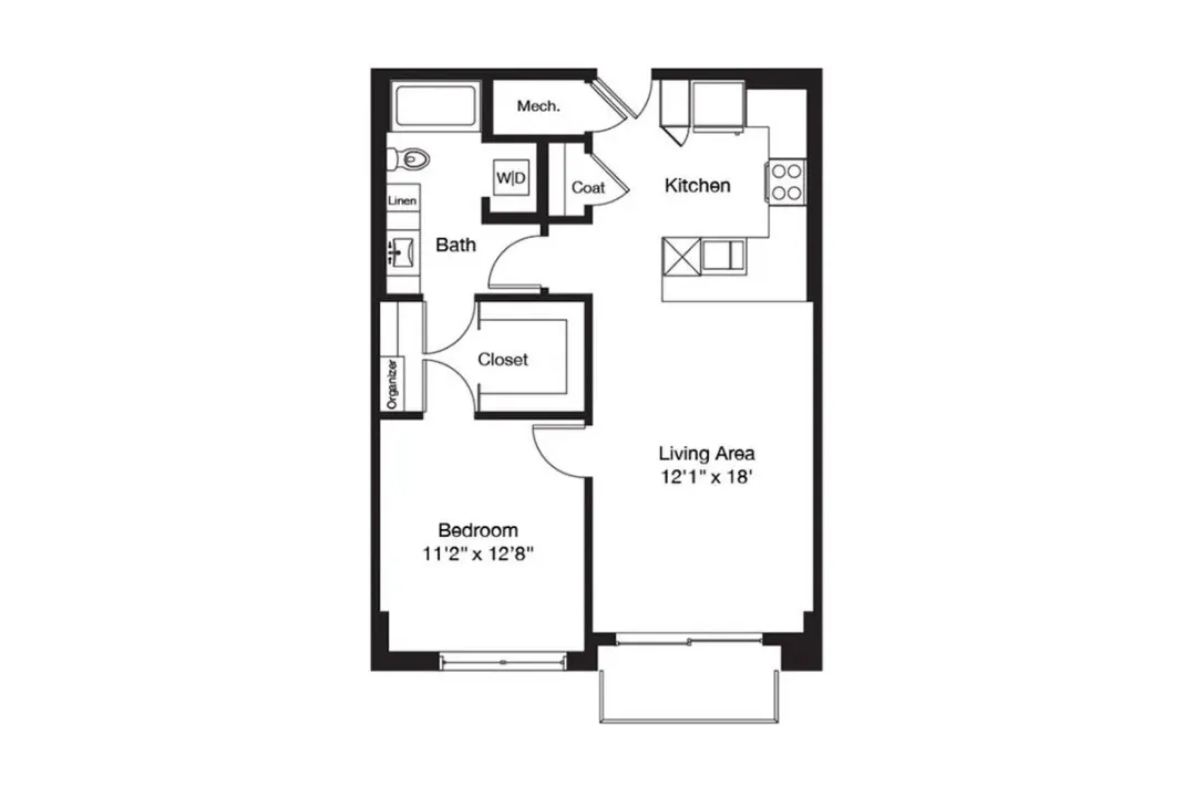 3700M Residences Rise apartments Dallas Floor plan 38
