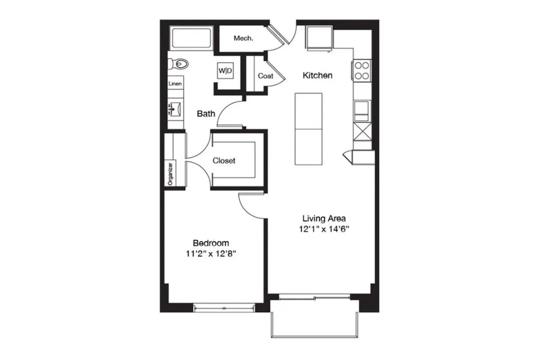 3700M Residences Rise apartments Dallas Floor plan 40