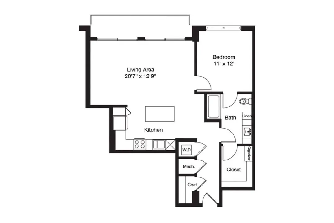 3700M Residences Rise apartments Dallas Floor plan 42