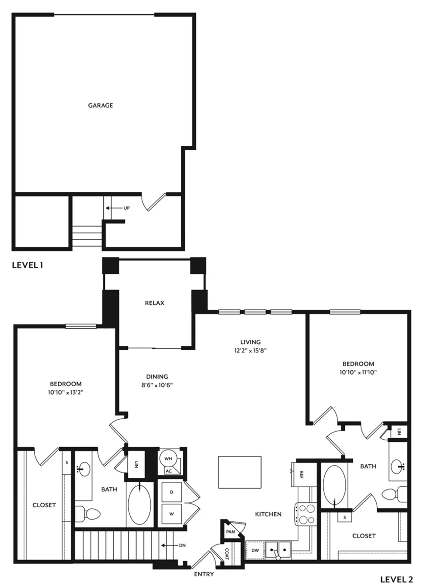 AVE Las Colinas Rise apartments Dallas Floor plan 12
