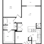 AVE Las Colinas Rise apartments Dallas Floor plan 3