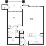 AVE Las Colinas Rise apartments Dallas Floor plan 5