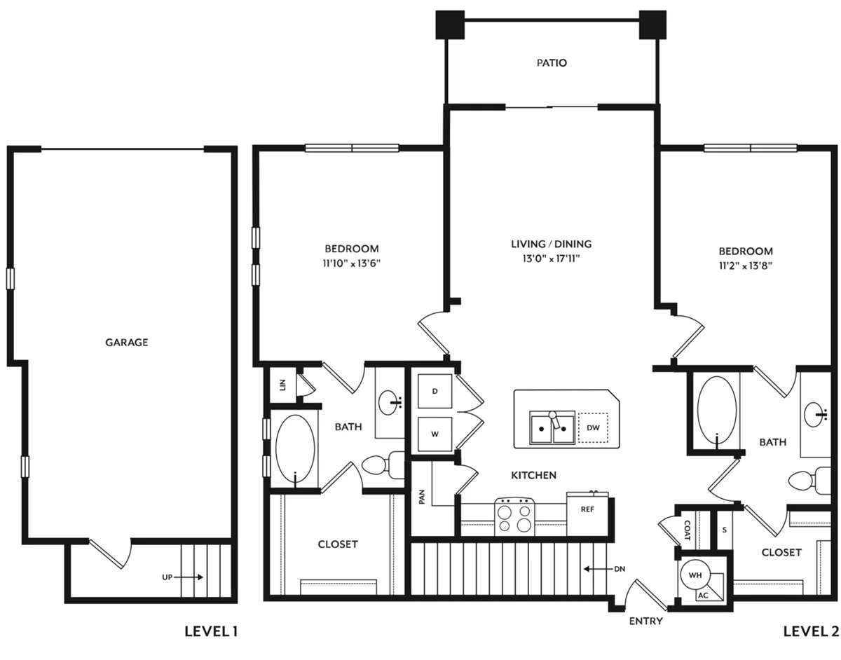 AVE Las Colinas Rise apartments Dallas Floor plan 9