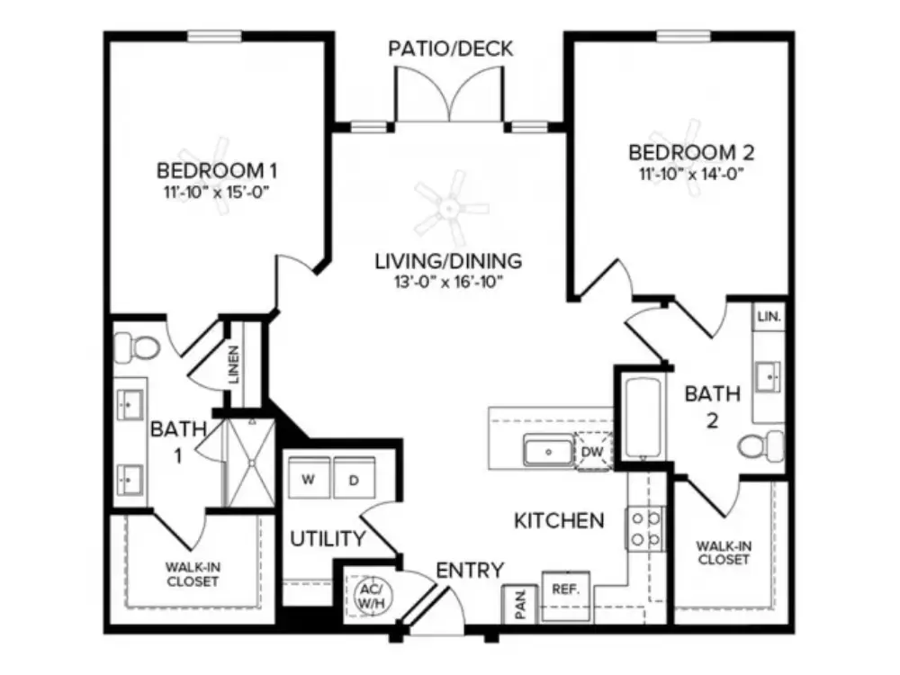 Album Benbrook Rise Apartments Floorplan 11