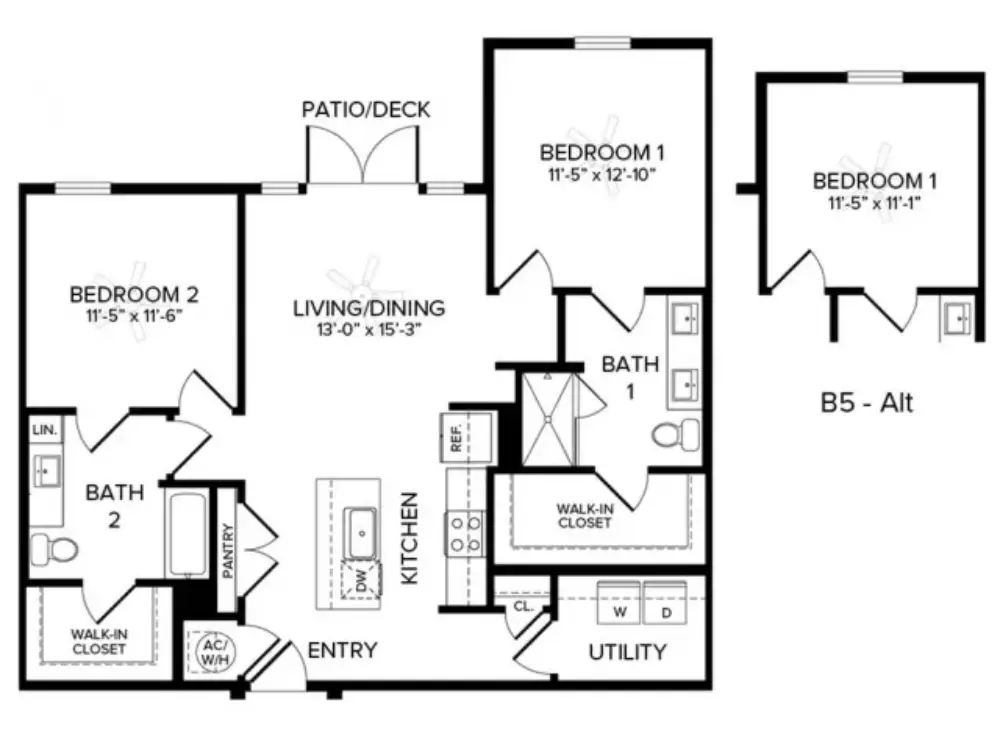 Album Benbrook Rise Apartments Floorplan 12