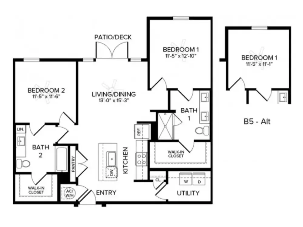 Album Benbrook Rise Apartments Floorplan 15