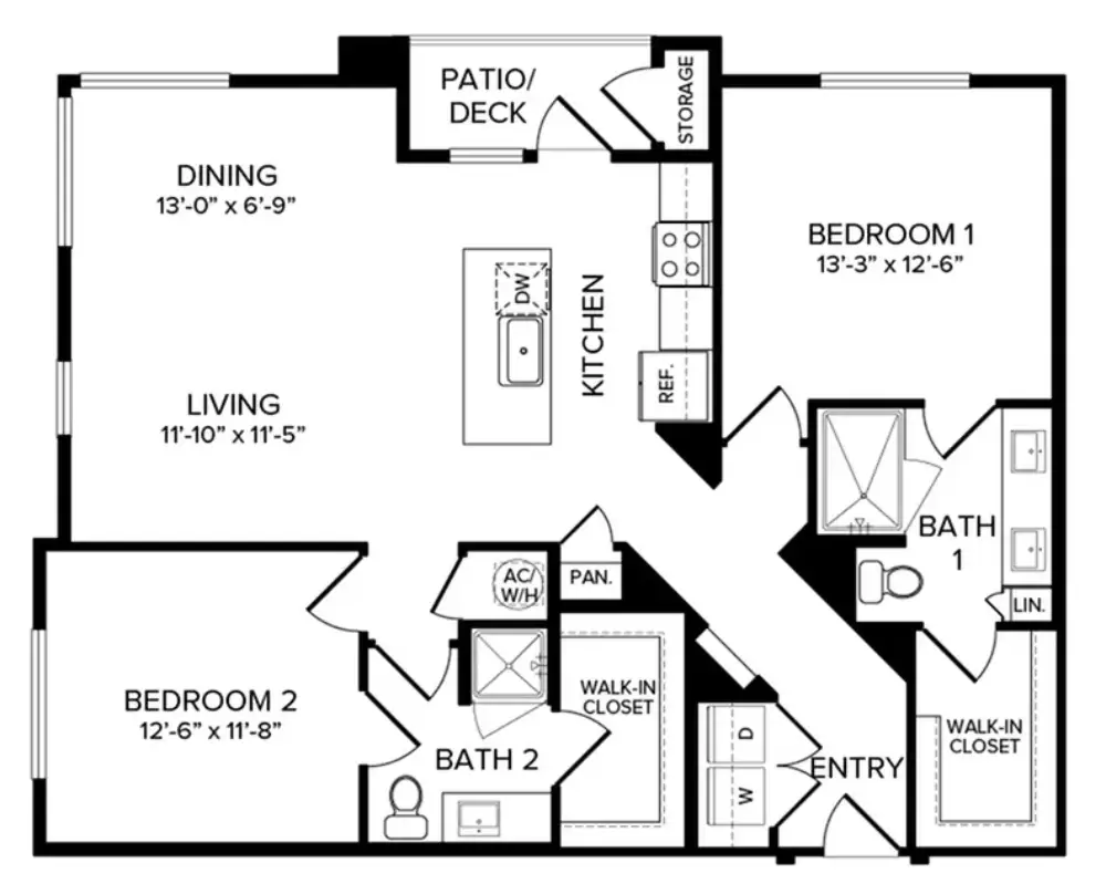 Album Keller Ranch Rise Apartments Floorplan 11