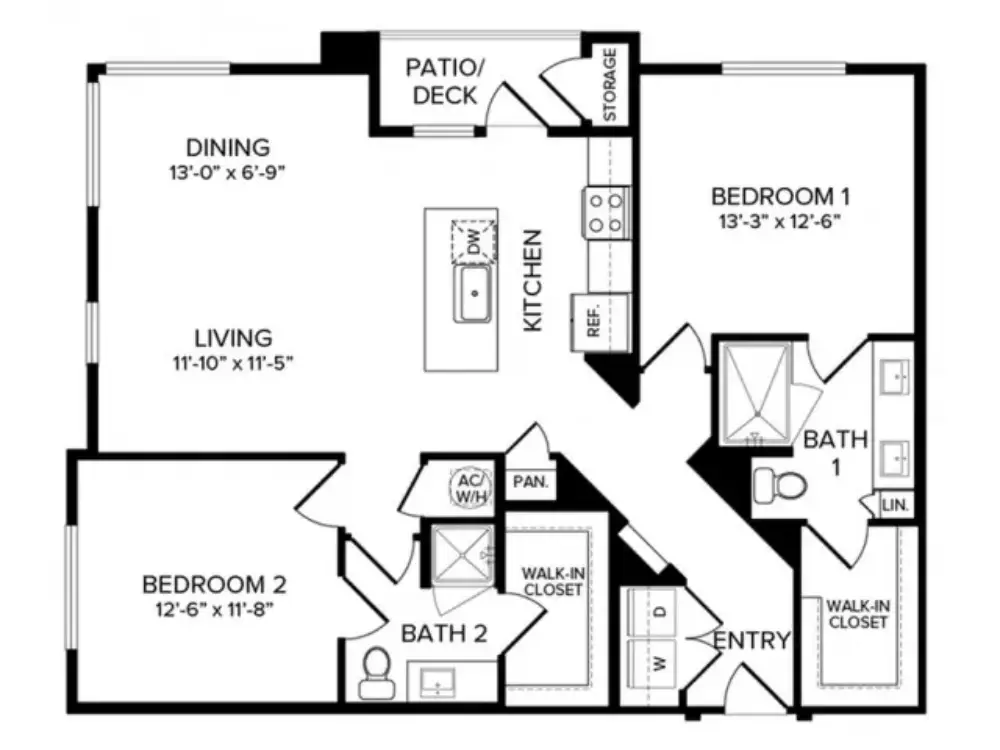Album Keller Ranch Rise Apartments Floorplan 12