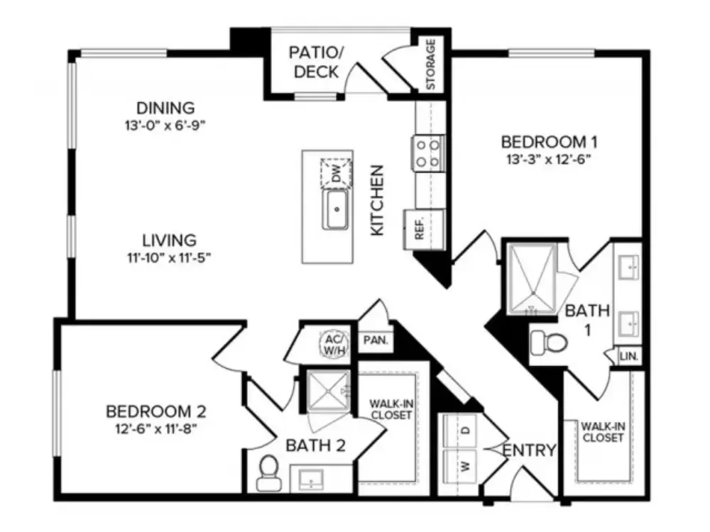 Album Keller Ranch Rise Apartments Floorplan 14