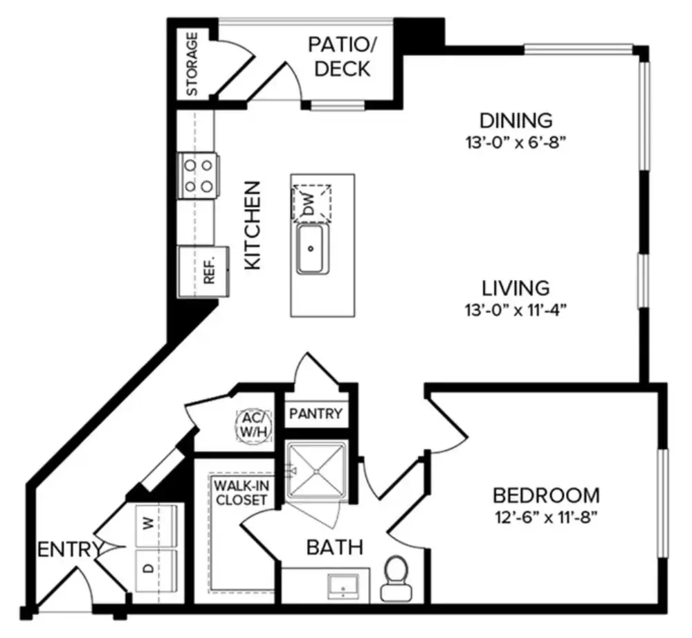 Album Keller Ranch Rise Apartments Floorplan 6