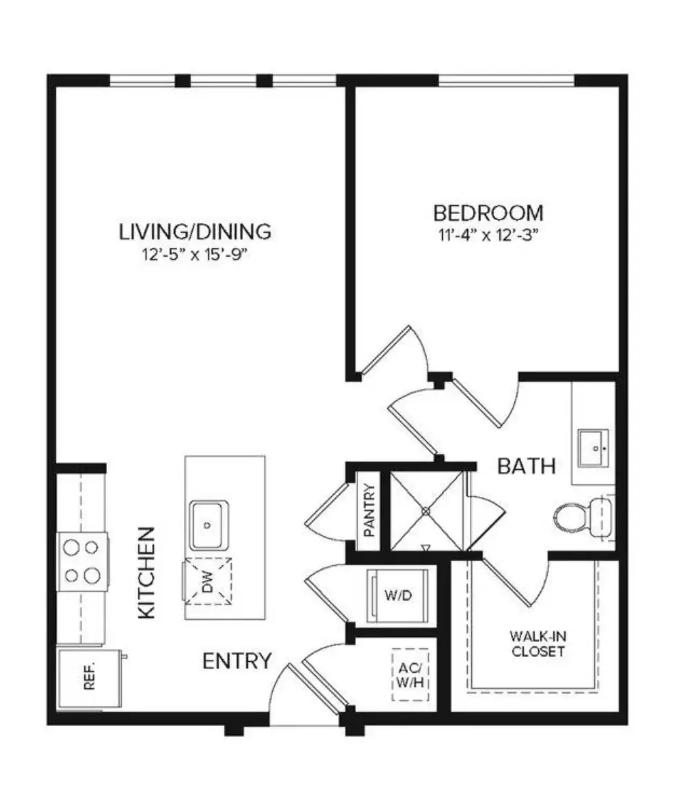 Album Mansfield Rise Apartments Floorplan 1