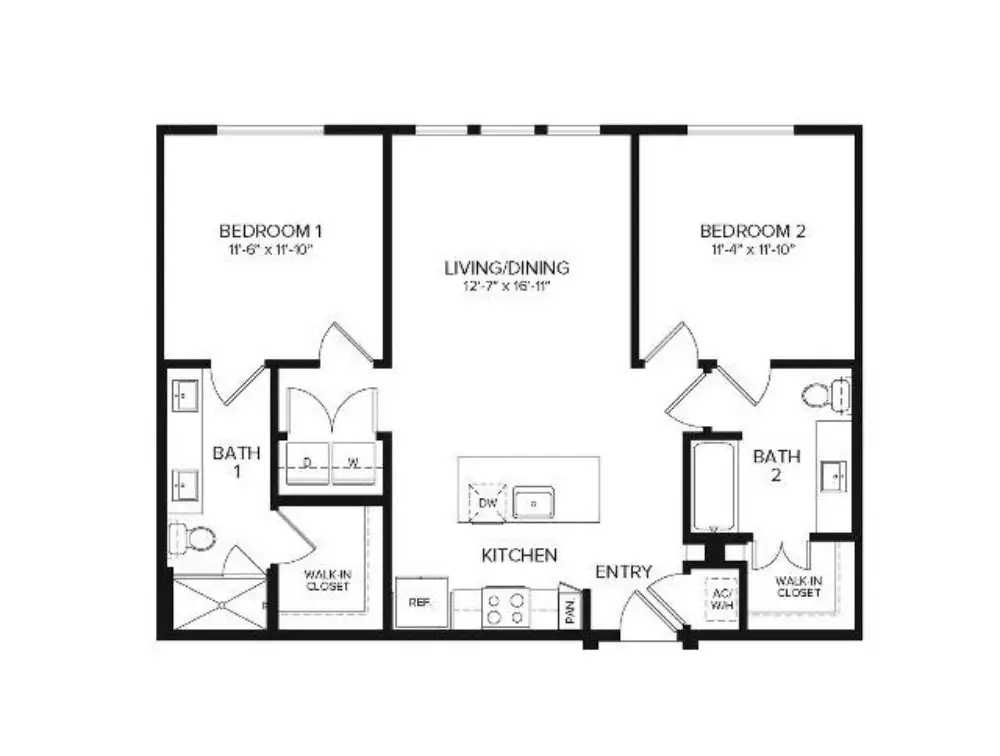Album Mansfield Rise Apartments Floorplan 3