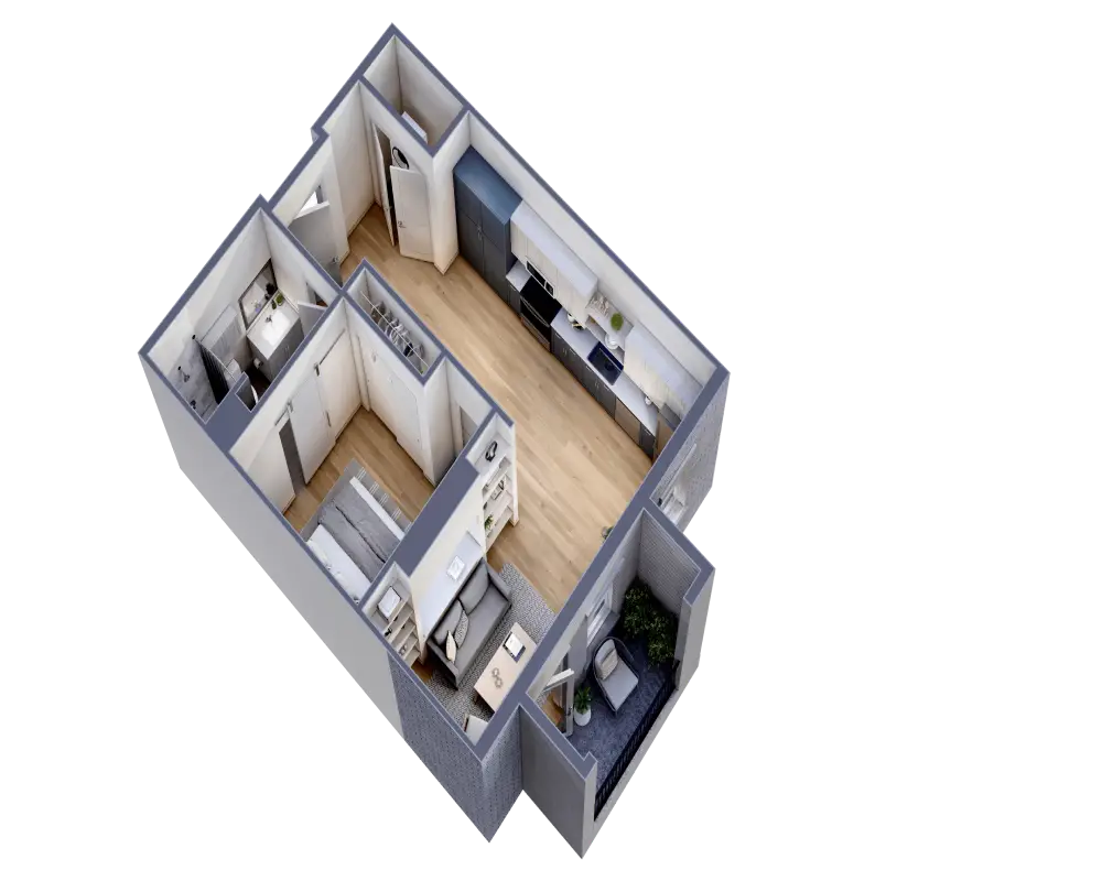 Alpine Ten55 Rise Apartments Floorplan 1