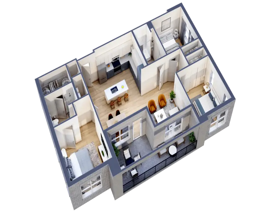 Alpine Ten55 Rise Apartments Floorplan 7