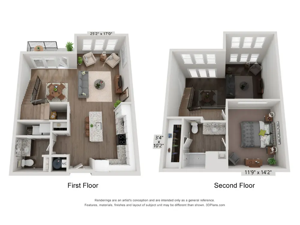 Amberlin at The Station Rise Apartments Floorplan 4