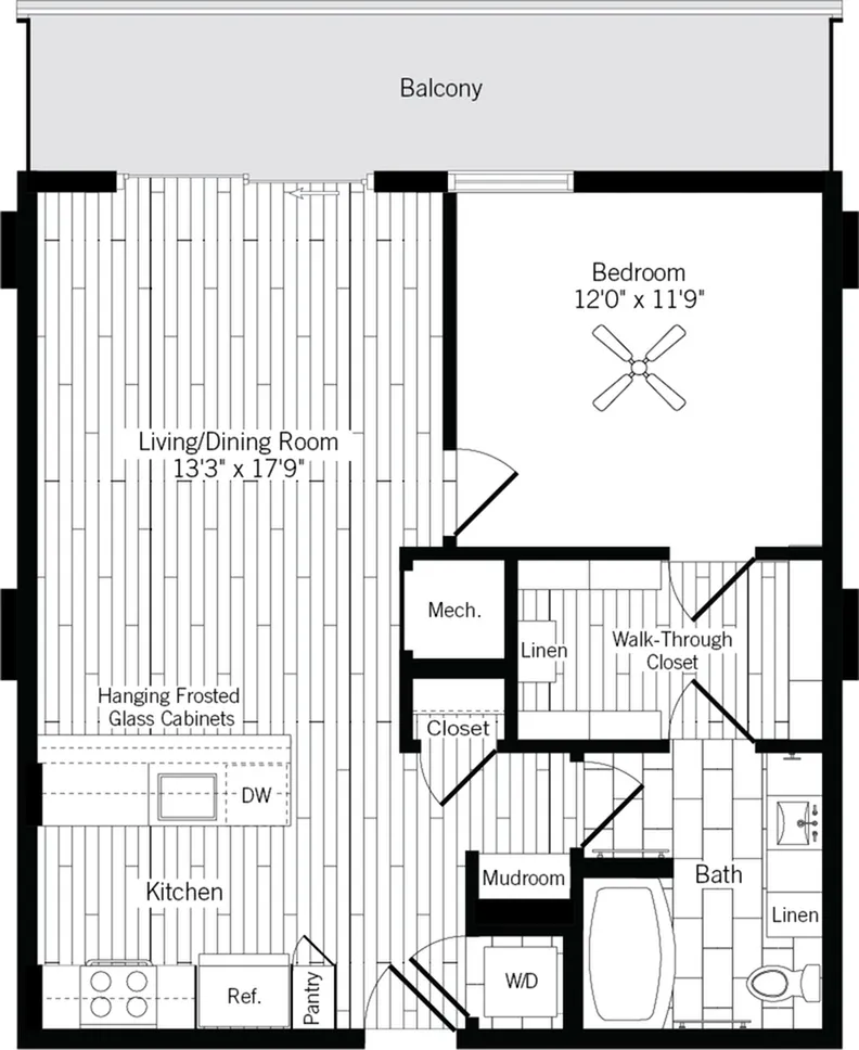 Ardan West Village Rise apartments Dallas Floor plan 4