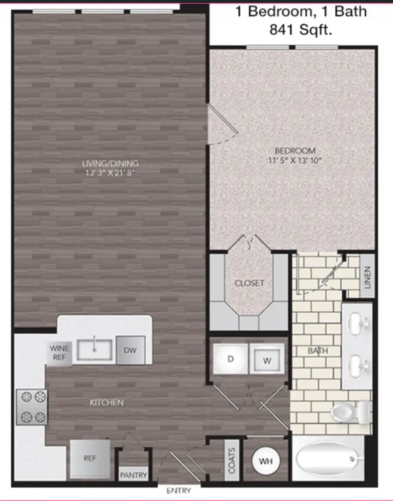 Arlo Memorial Rise Apartments Floorplan 12