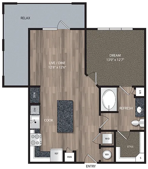 Artisan Village Rise apartments Dallas Floor plan 7