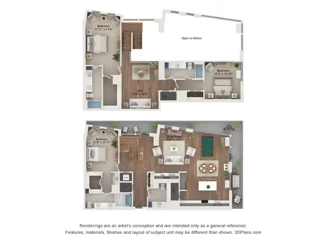 Aster Rise apartments Dallas Floor plan 14